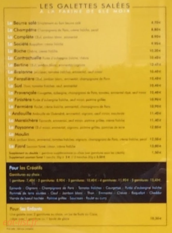 Le Moulin à Galettes — carte page 2