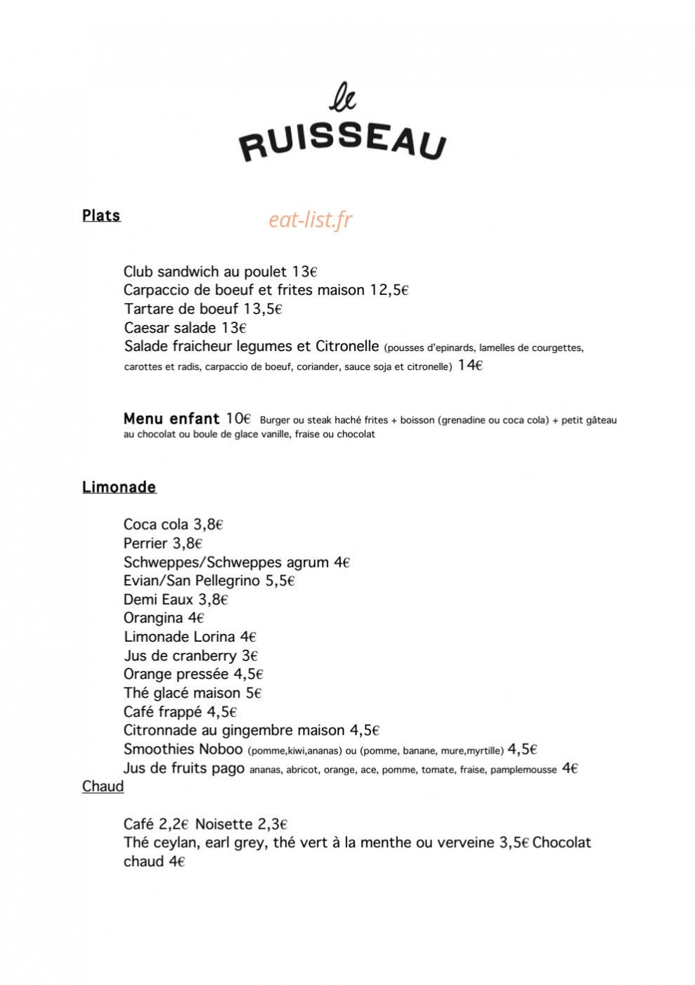 Le Ruisseau — carte page 2