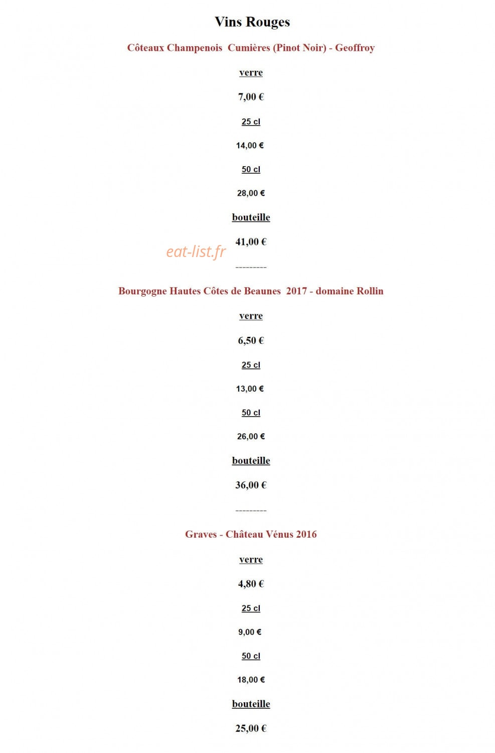 Le Victor Hugo — carte page 11