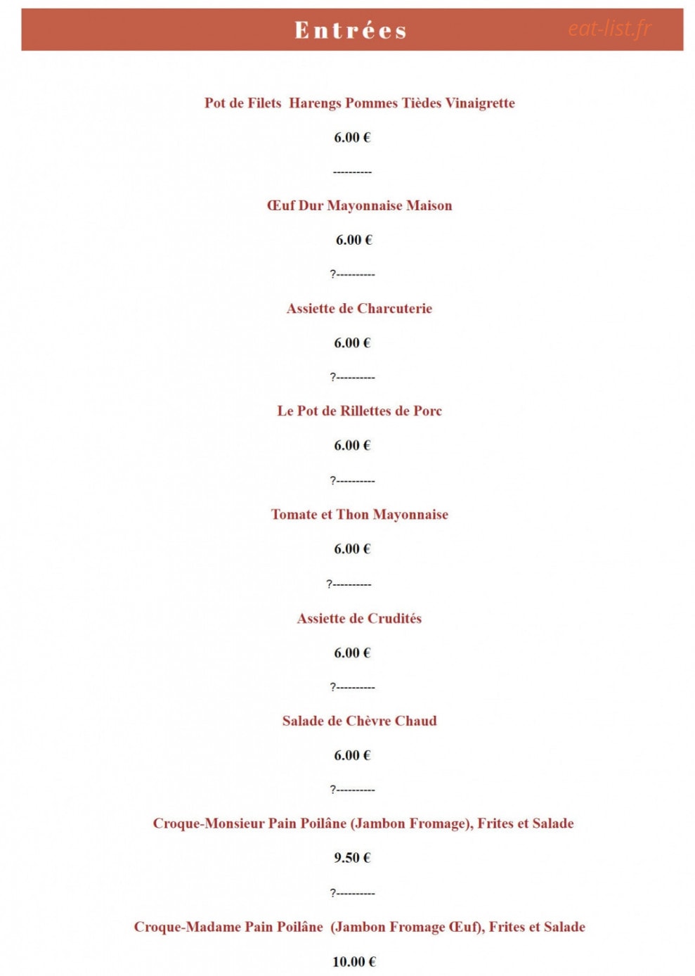 Le Victor Hugo — carte page 3
