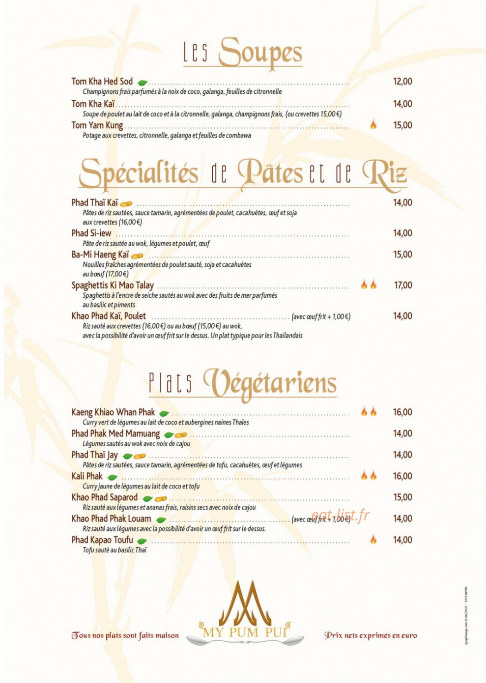 My Pum Pui — carte page 3
