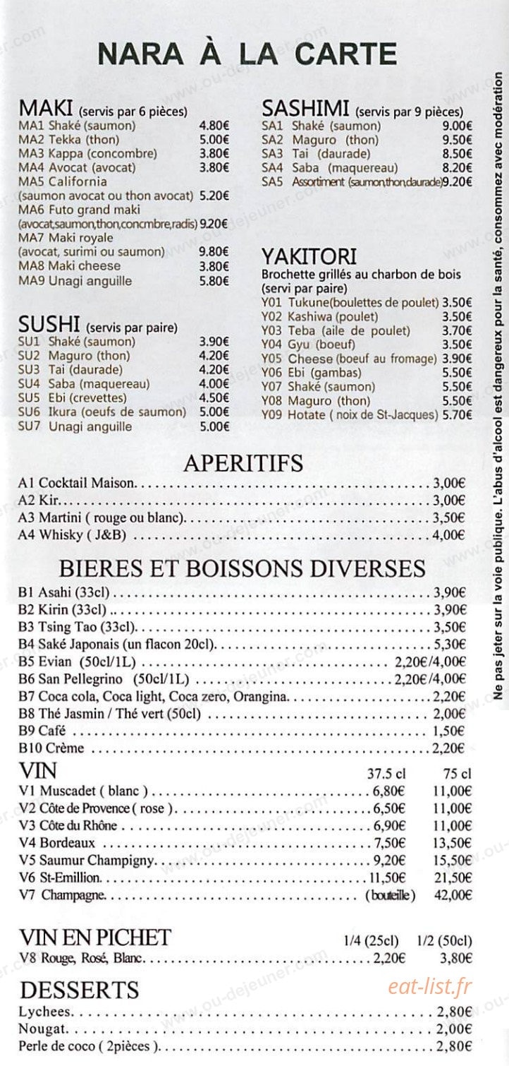 Nara — carte page 6