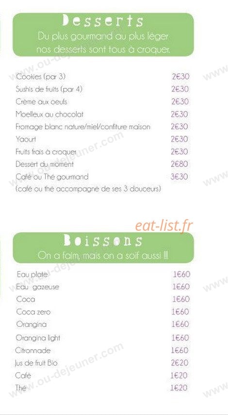 On a Faim — carte page 4