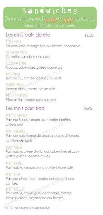 On a Faim — carte page 2