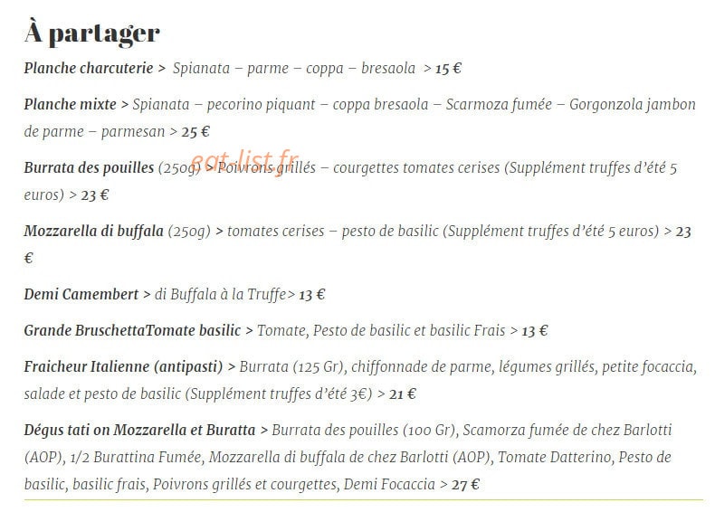Papa Mia — carte page 2