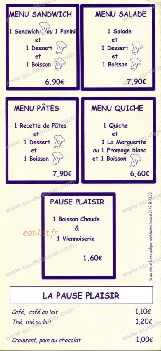 Passions saveurs — carte page 5