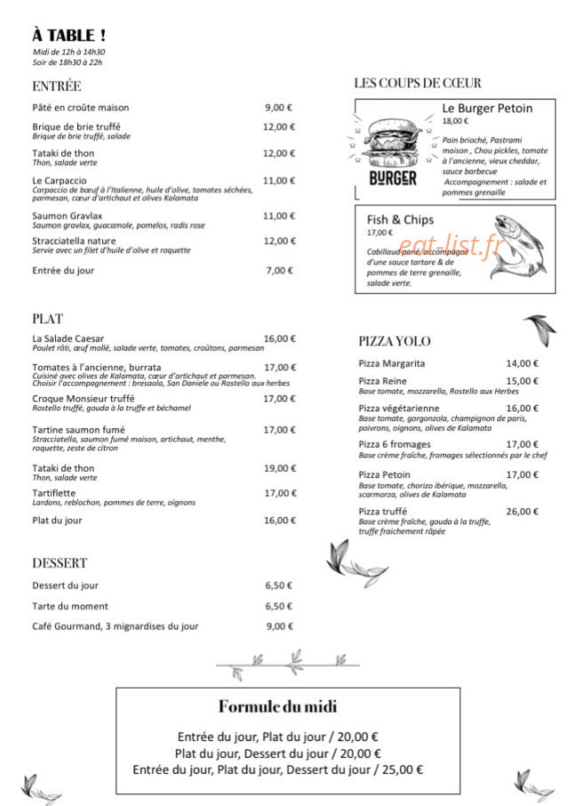 Petoin — carte page 1