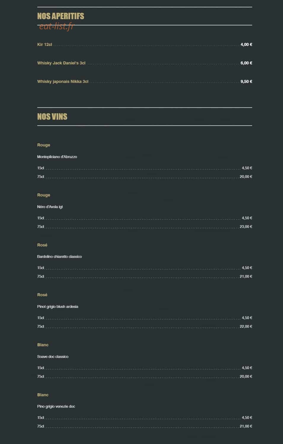 Pizzagram — carte page 5