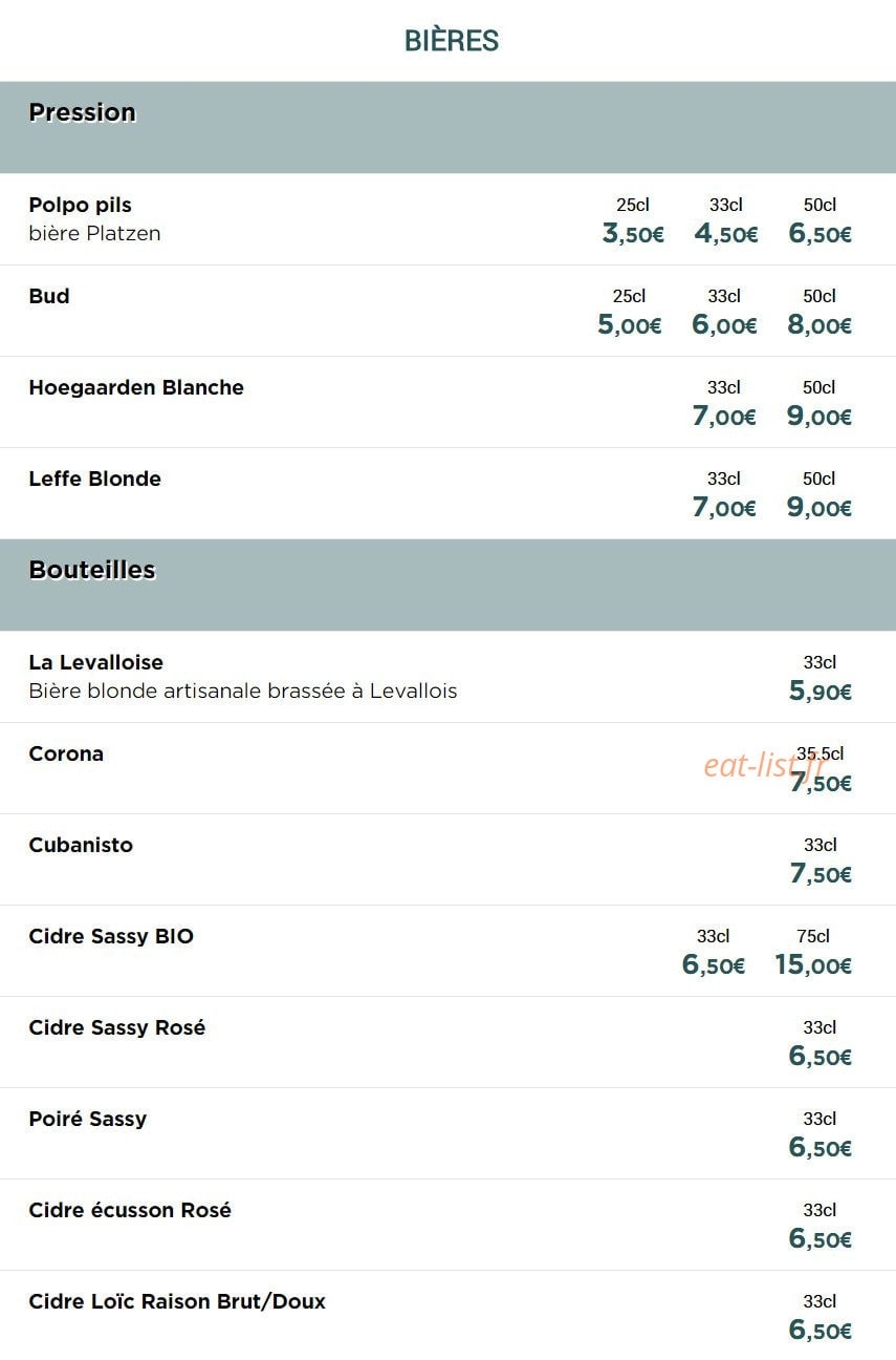 Polpo — carte page 6
