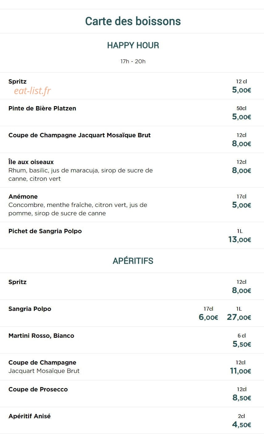 Polpo — carte page 5