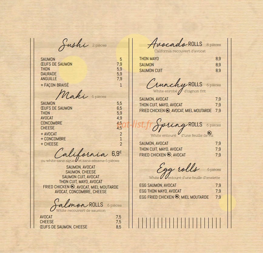 Ponzu — carte page 12