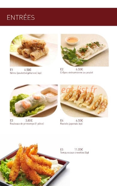 Pousse Pousse — carte page 1