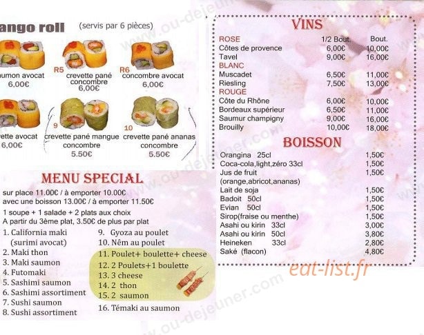 Sakura — carte page 8