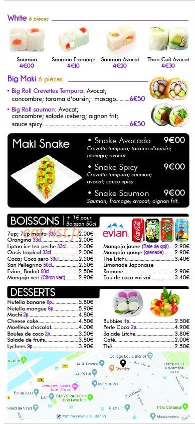 sushi rivay — carte page 10