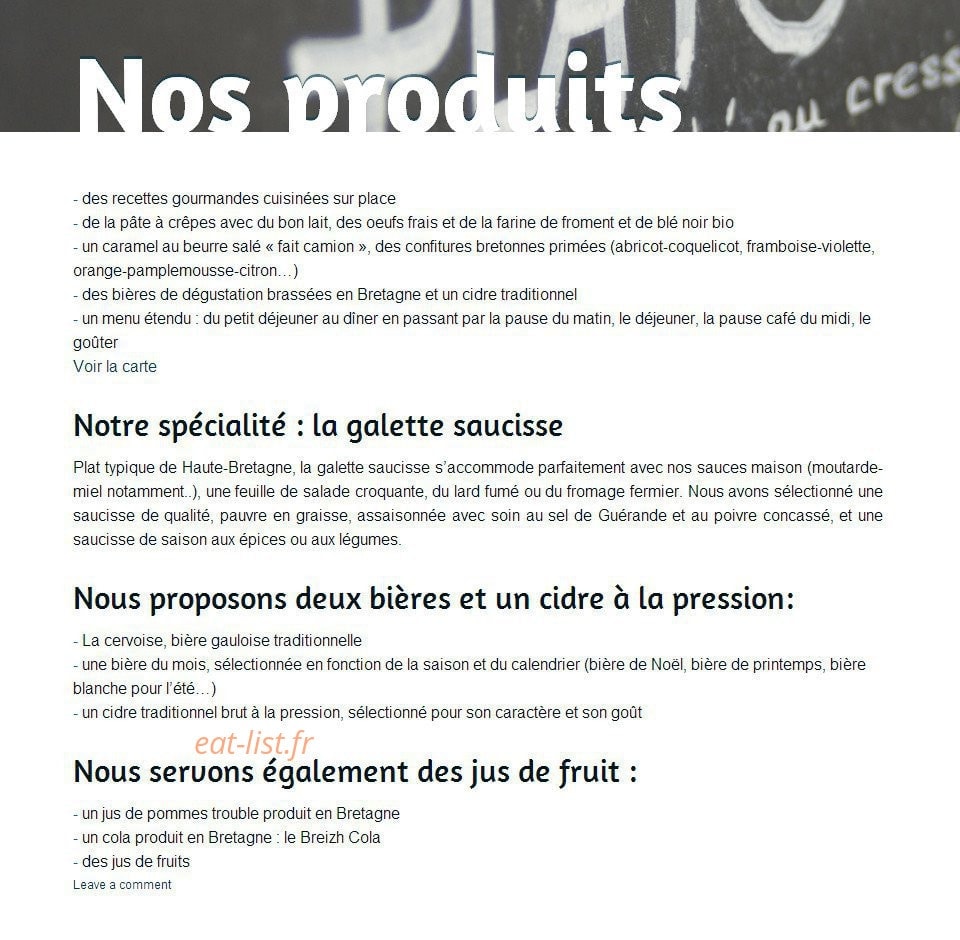 Telenn du — carte page 1