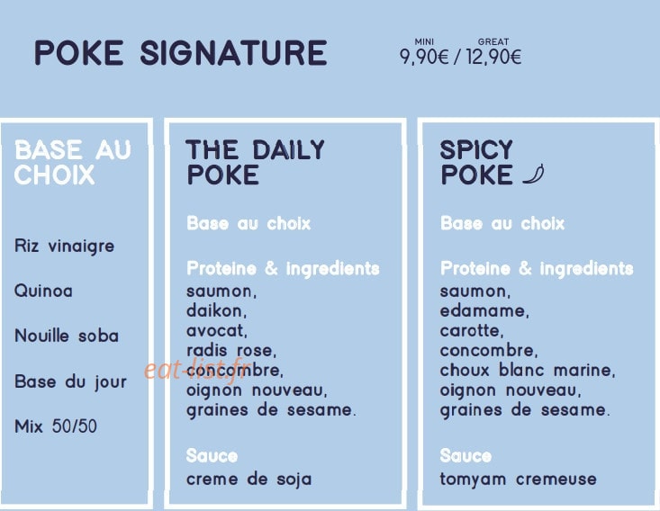 The Daily — carte page 1
