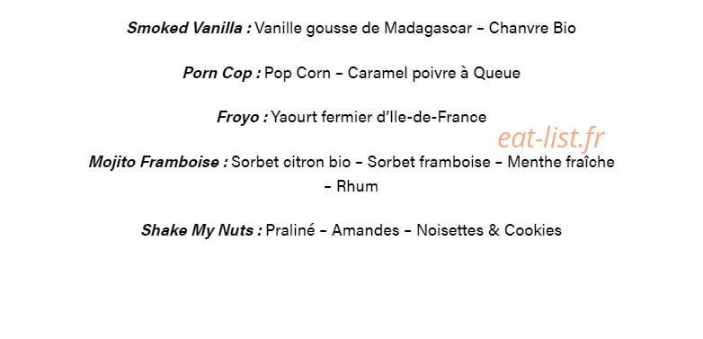 Carte et menu de The French Donuts à Levallois Perret — Les boissons fraiches pages 3