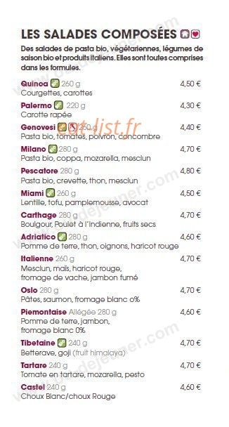 VIA 63 Le Numéro Ethico-Gourmand — carte page 5