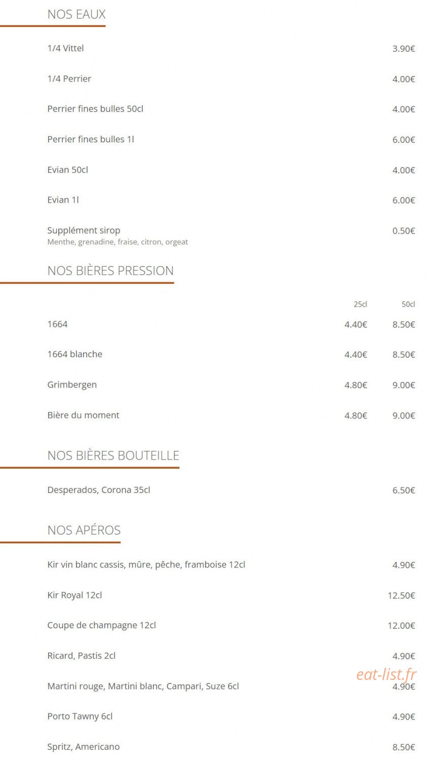VineVieTable — carte page 4