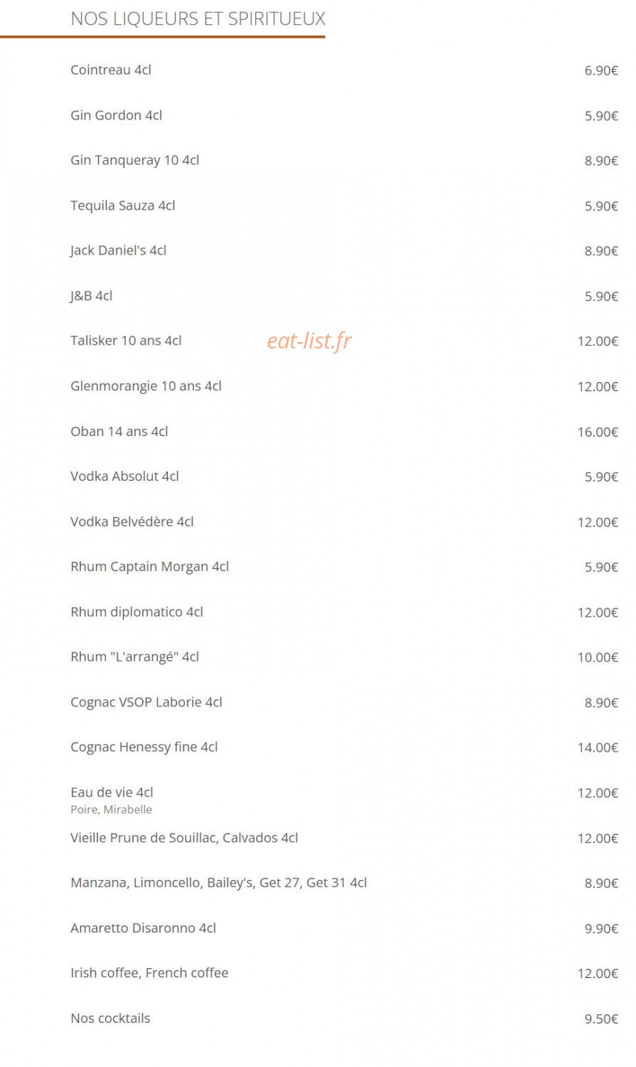VineVieTable — carte page 5
