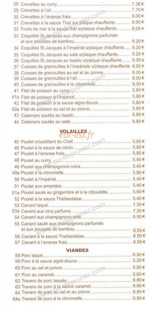Au soleil levant — carte page 4
