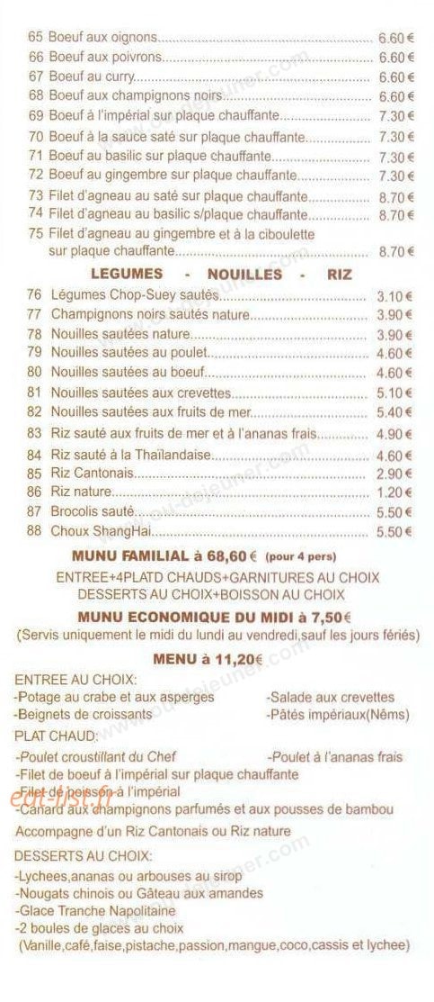 Au soleil levant — carte page 5