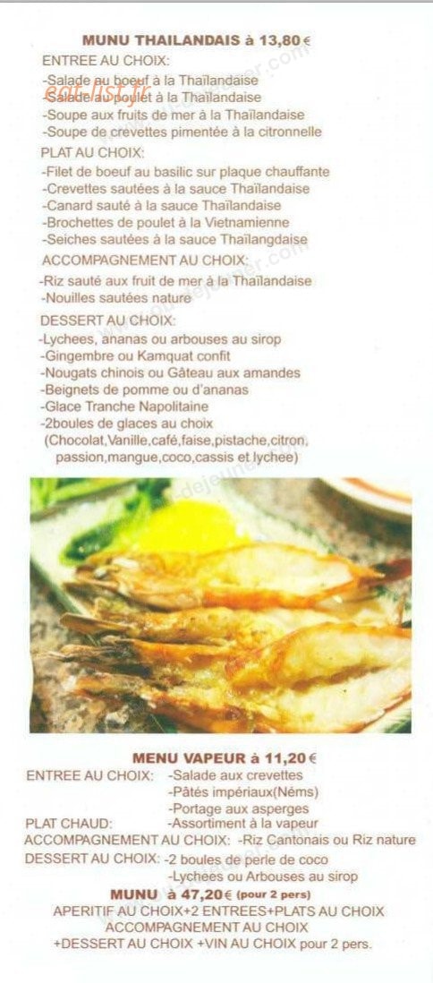 Au soleil levant — carte page 6