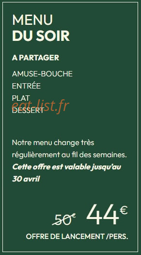 Bistrot Micheline — carte page 2
