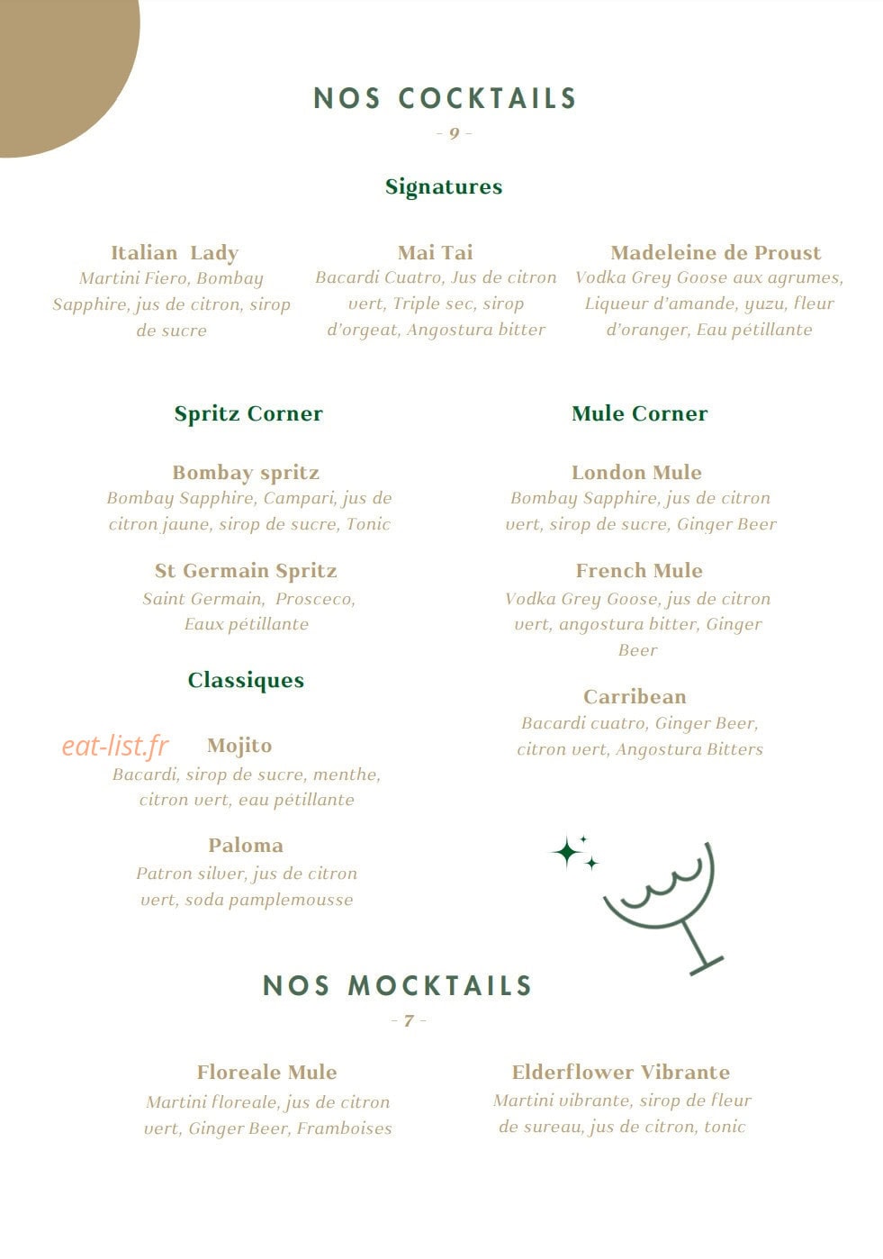 Greem — carte page 6
