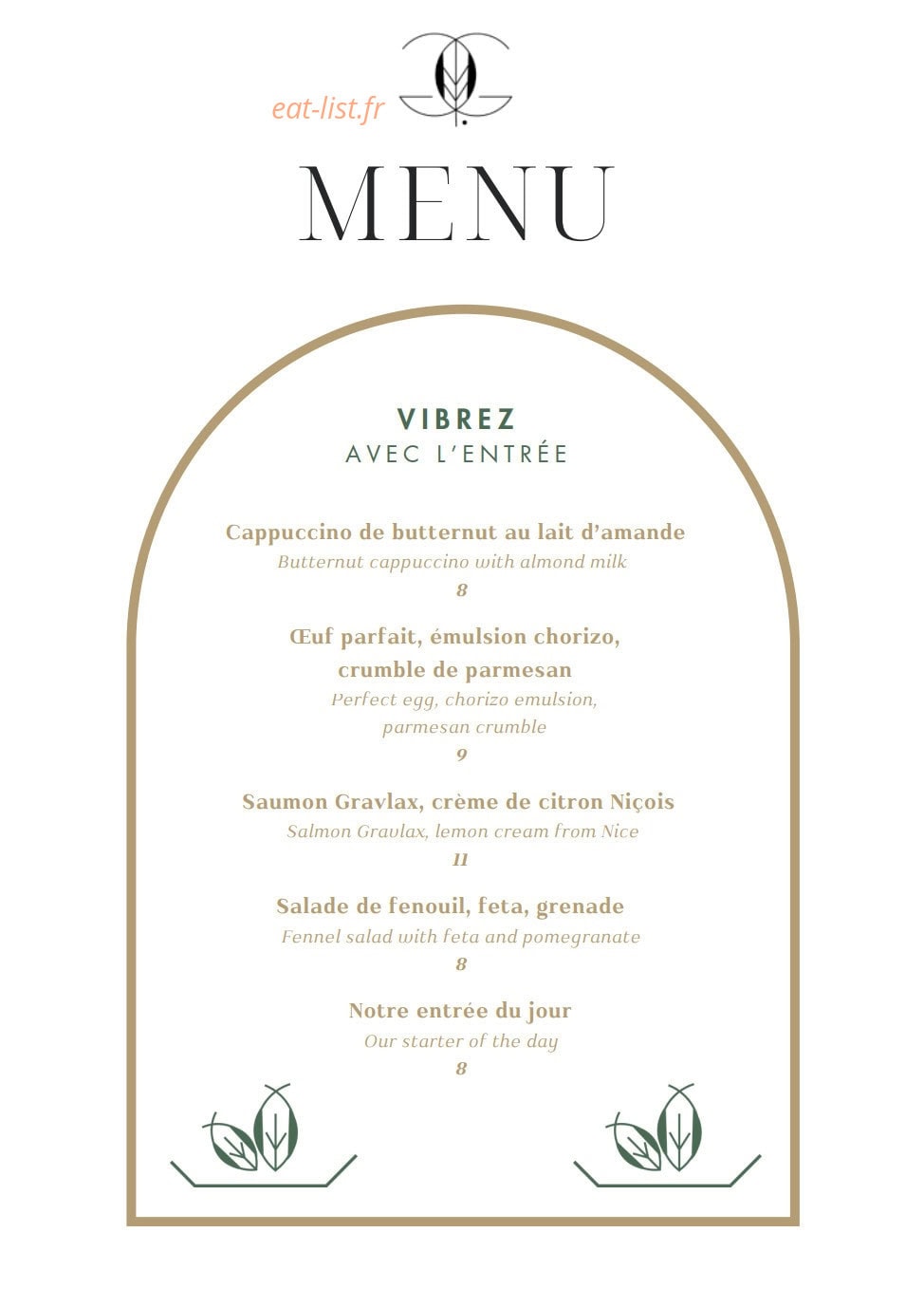 Greem — carte page 2