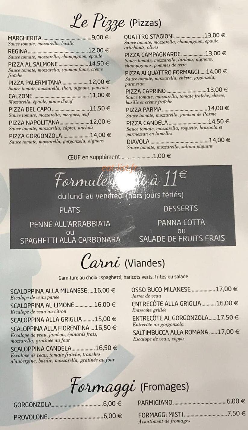 La candela — carte page 3