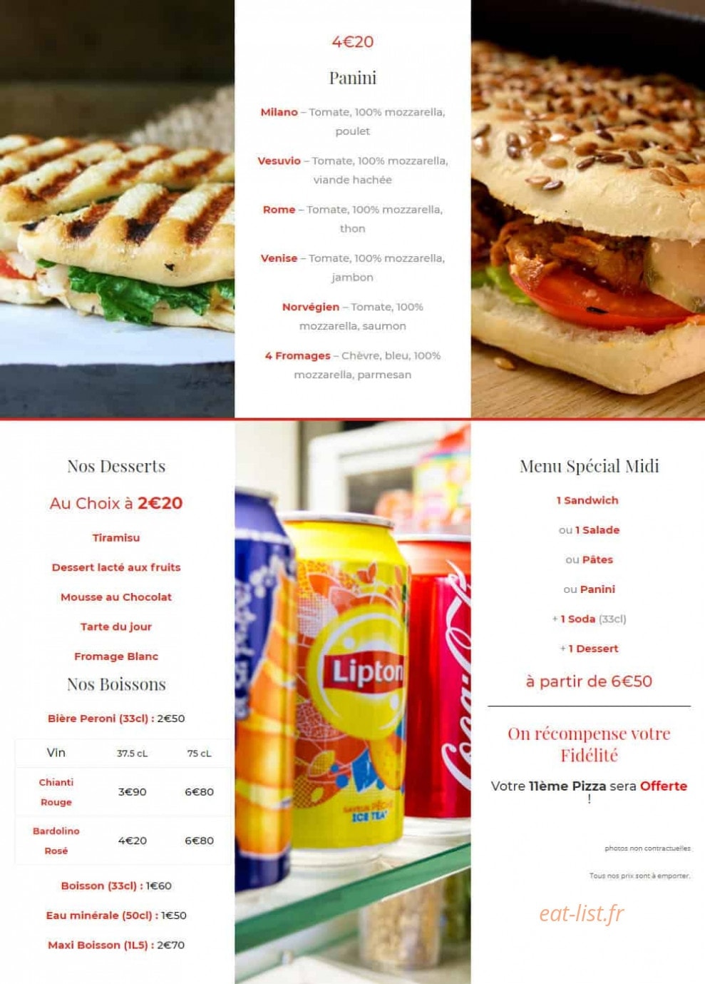 La cantinella — carte page 3