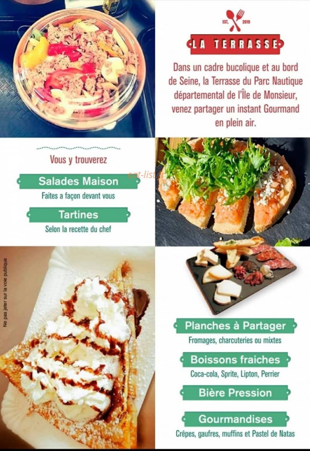 La Terrasse — carte page 1
