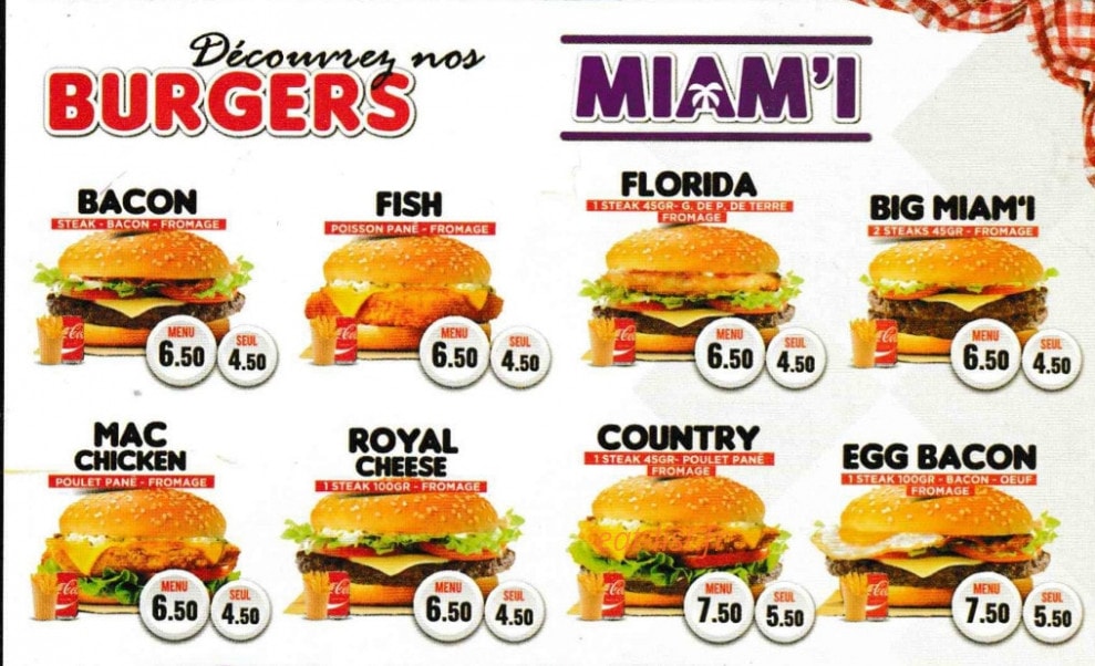 Miam'i — carte page 3
