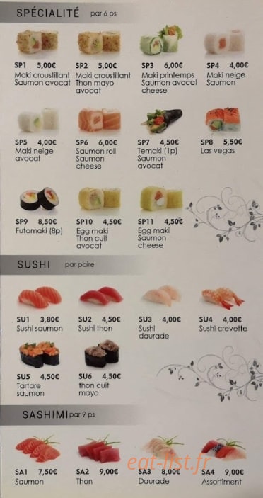 Chez Shan — carte page 2