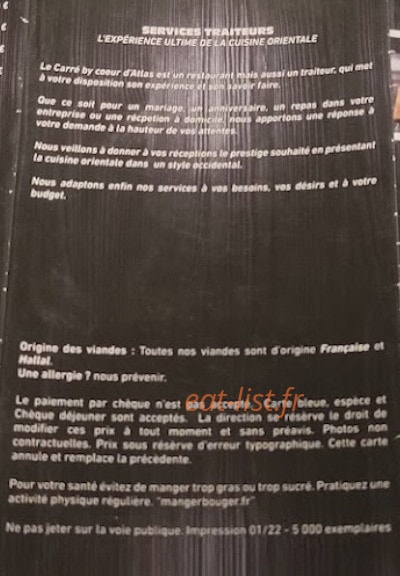 Le Carré — carte page 6