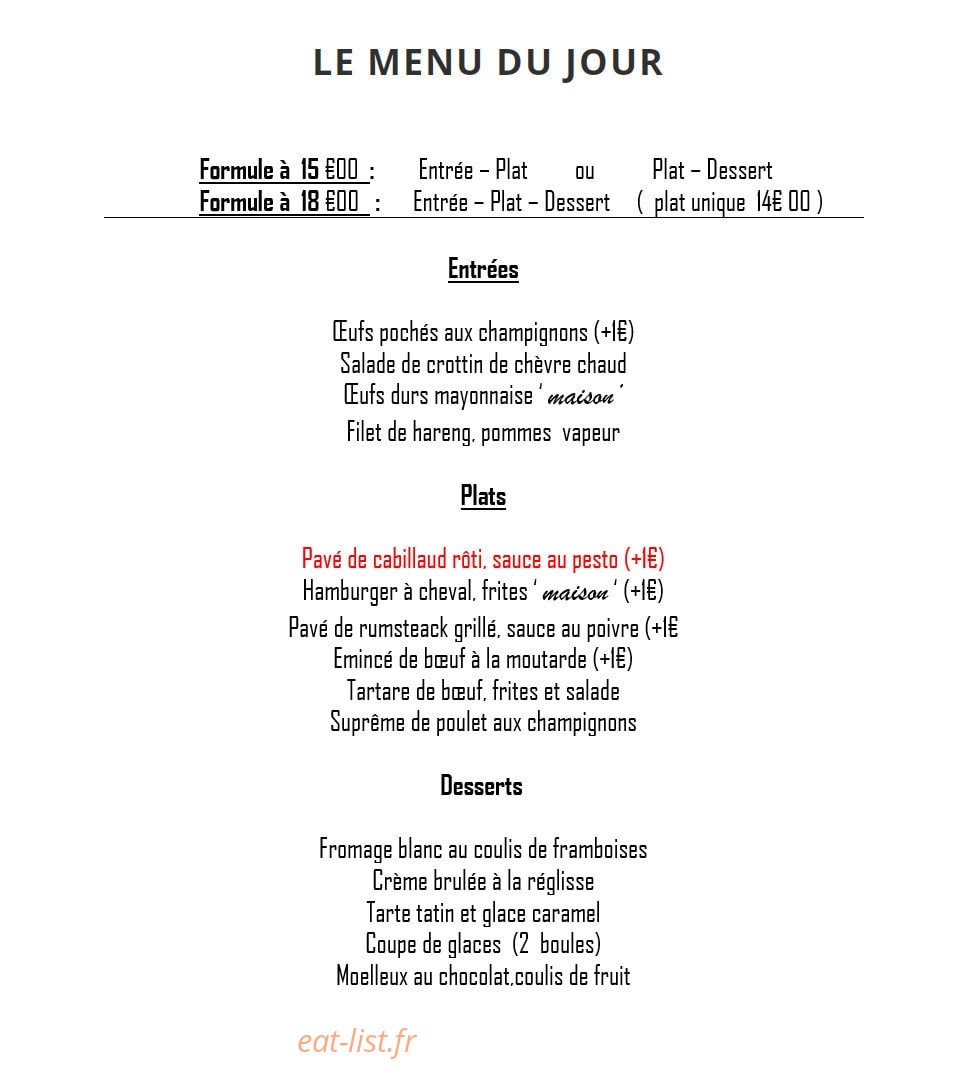 Le Clos Des Rosiers — carte page 1