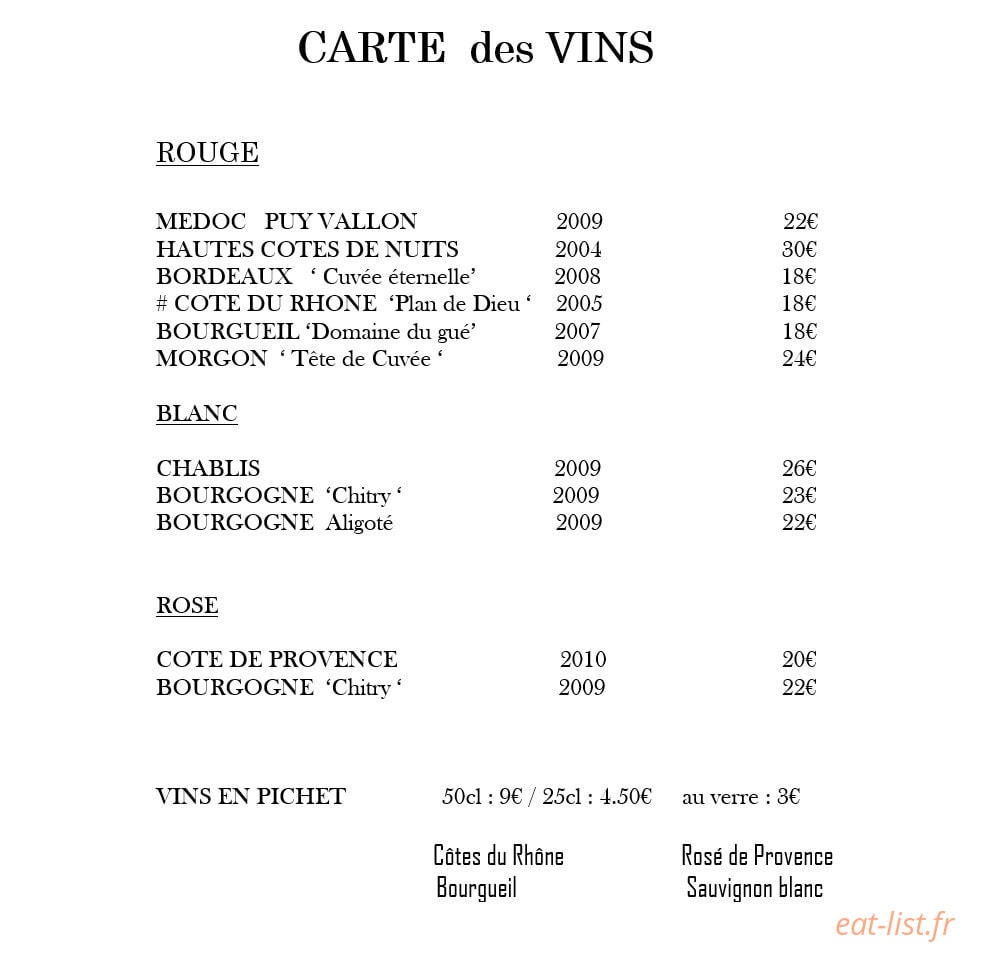 Le Clos Des Rosiers — carte page 3