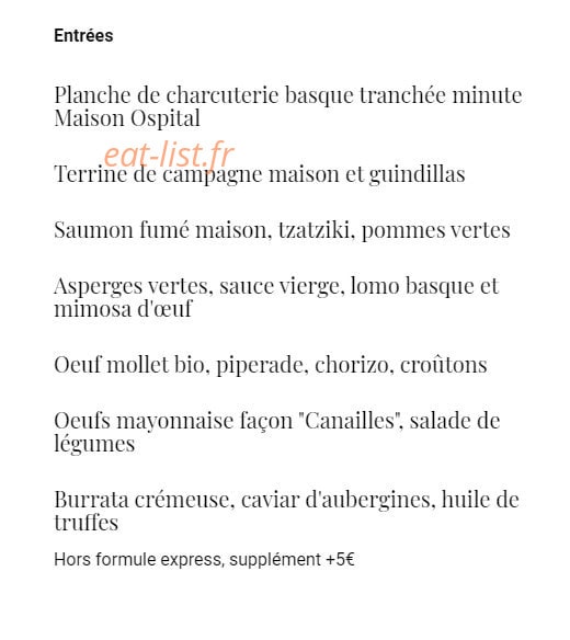 Les Canailles — carte page 2