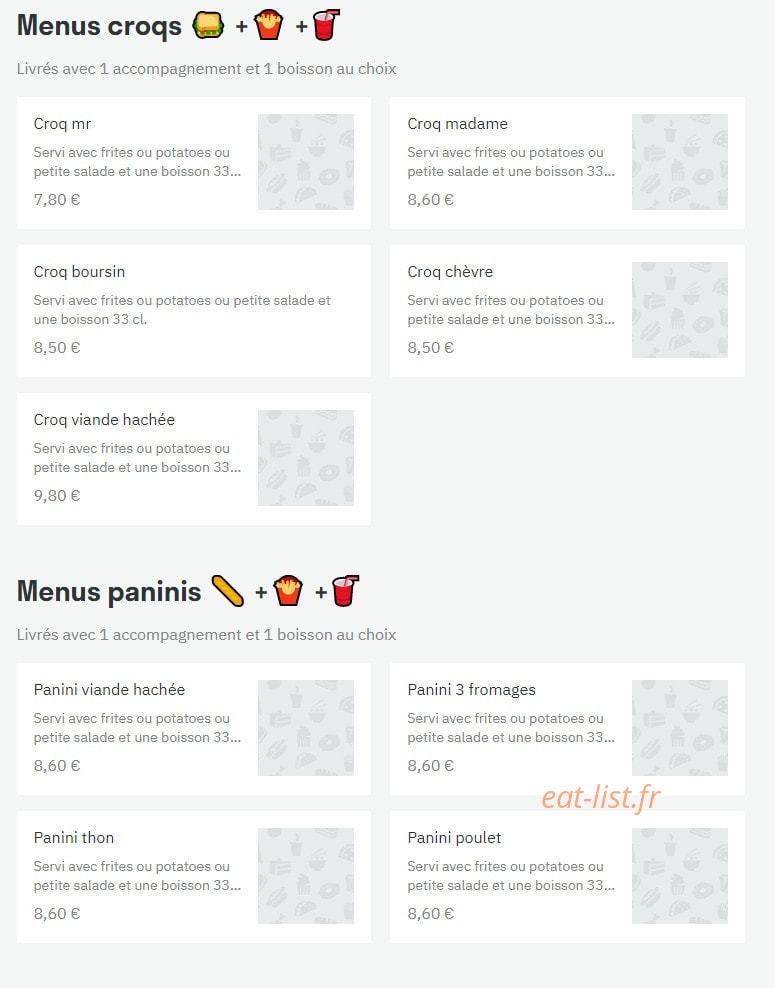 Best Burger — carte page 6
