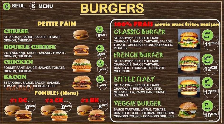 House Kitchen — carte page 2