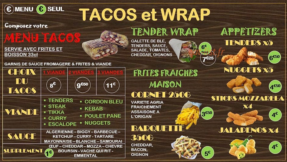 House Kitchen — carte page 3
