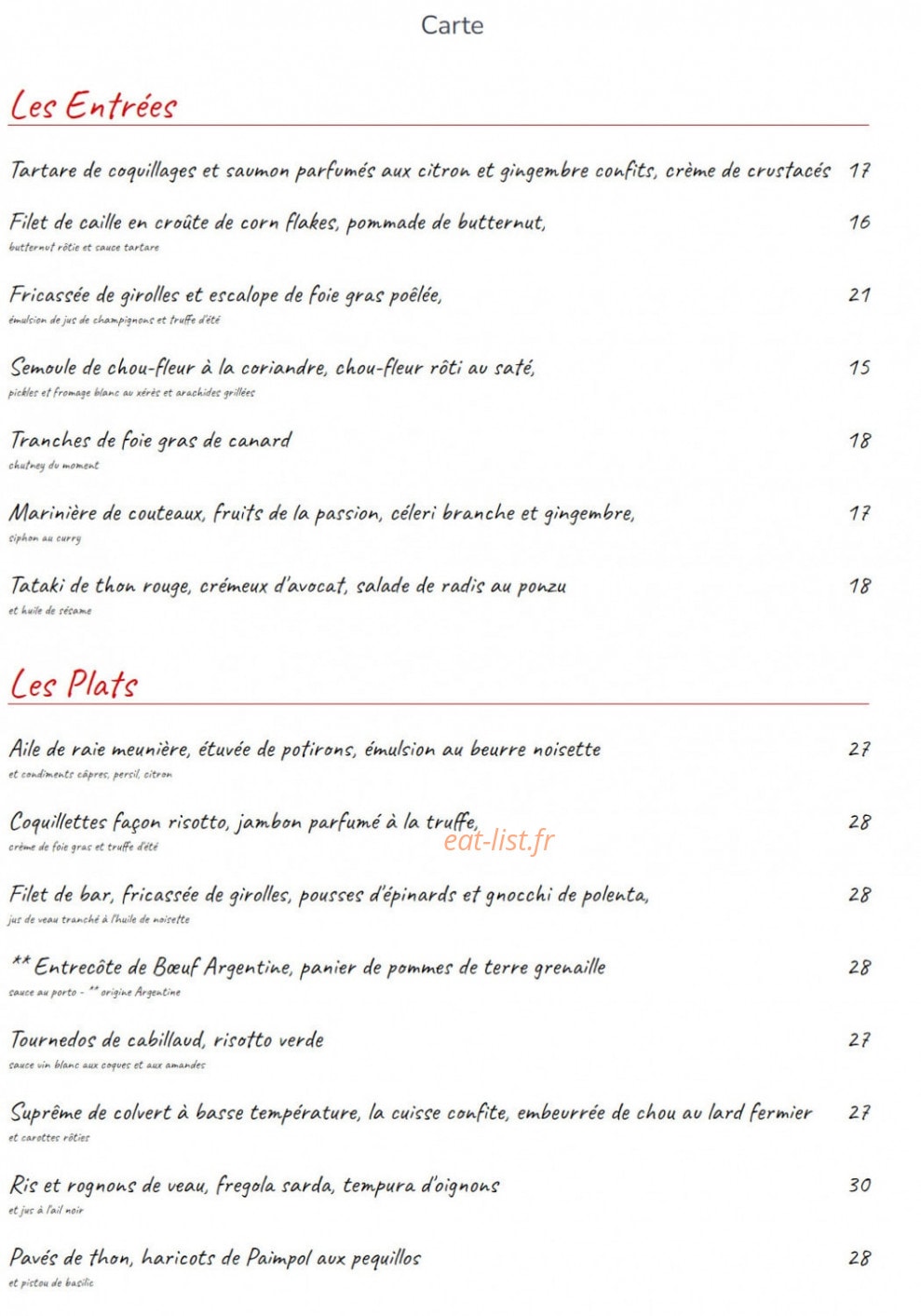 La grille — carte page 1