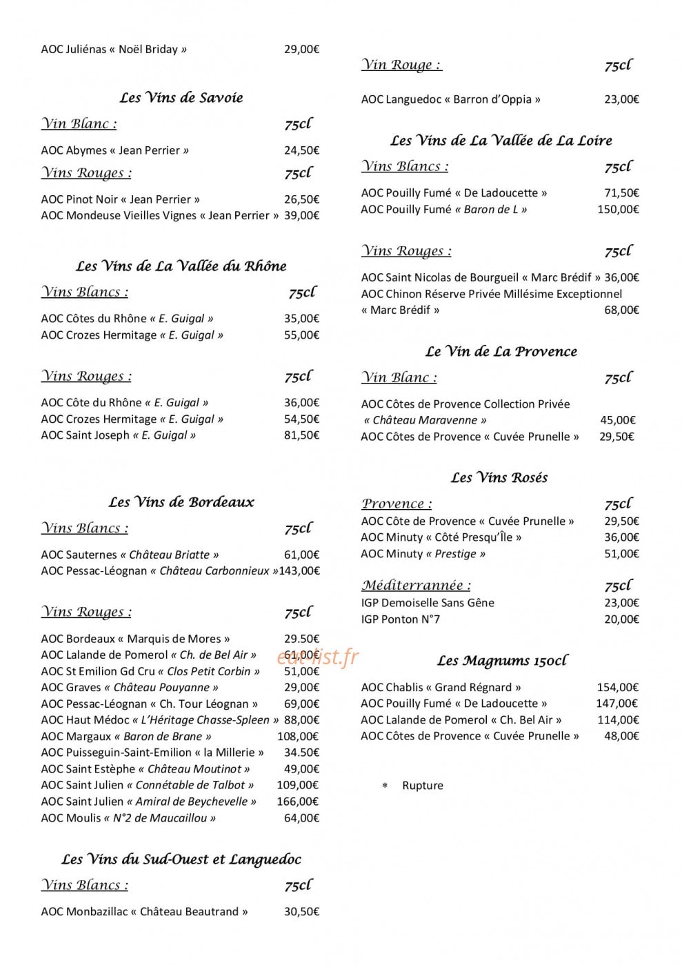 Le trévise — carte page 3