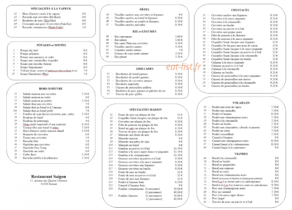 Saigon — carte page 1