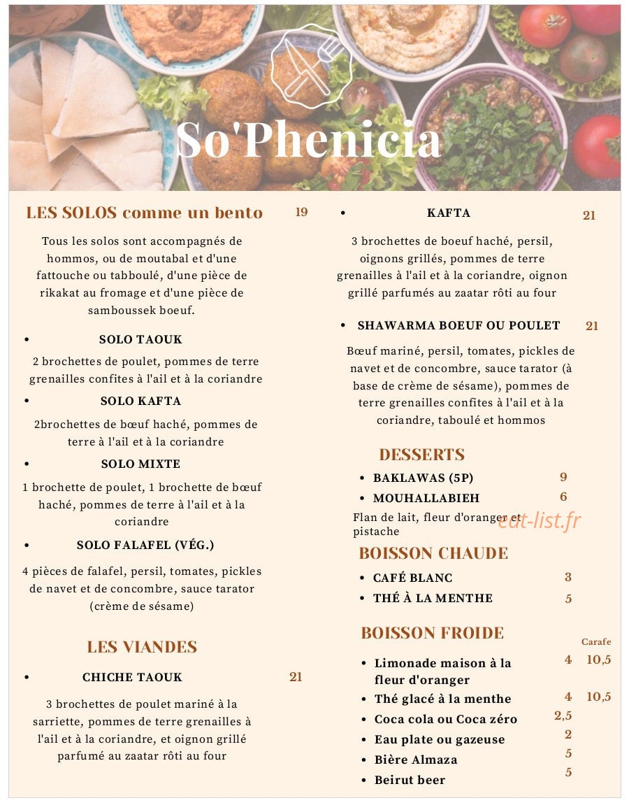 So' Phenicia — carte page 4