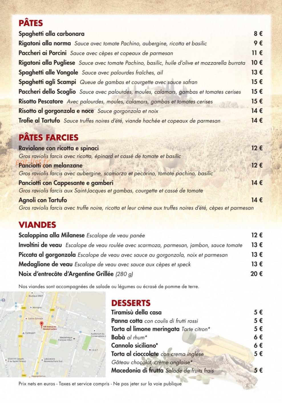 Amarone — carte page 10