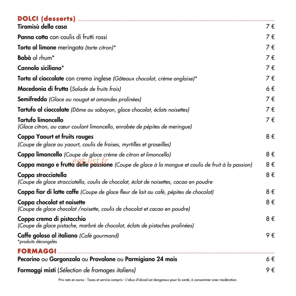 Amarone — carte page 8