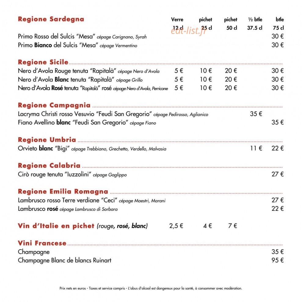 Amarone — carte page 7