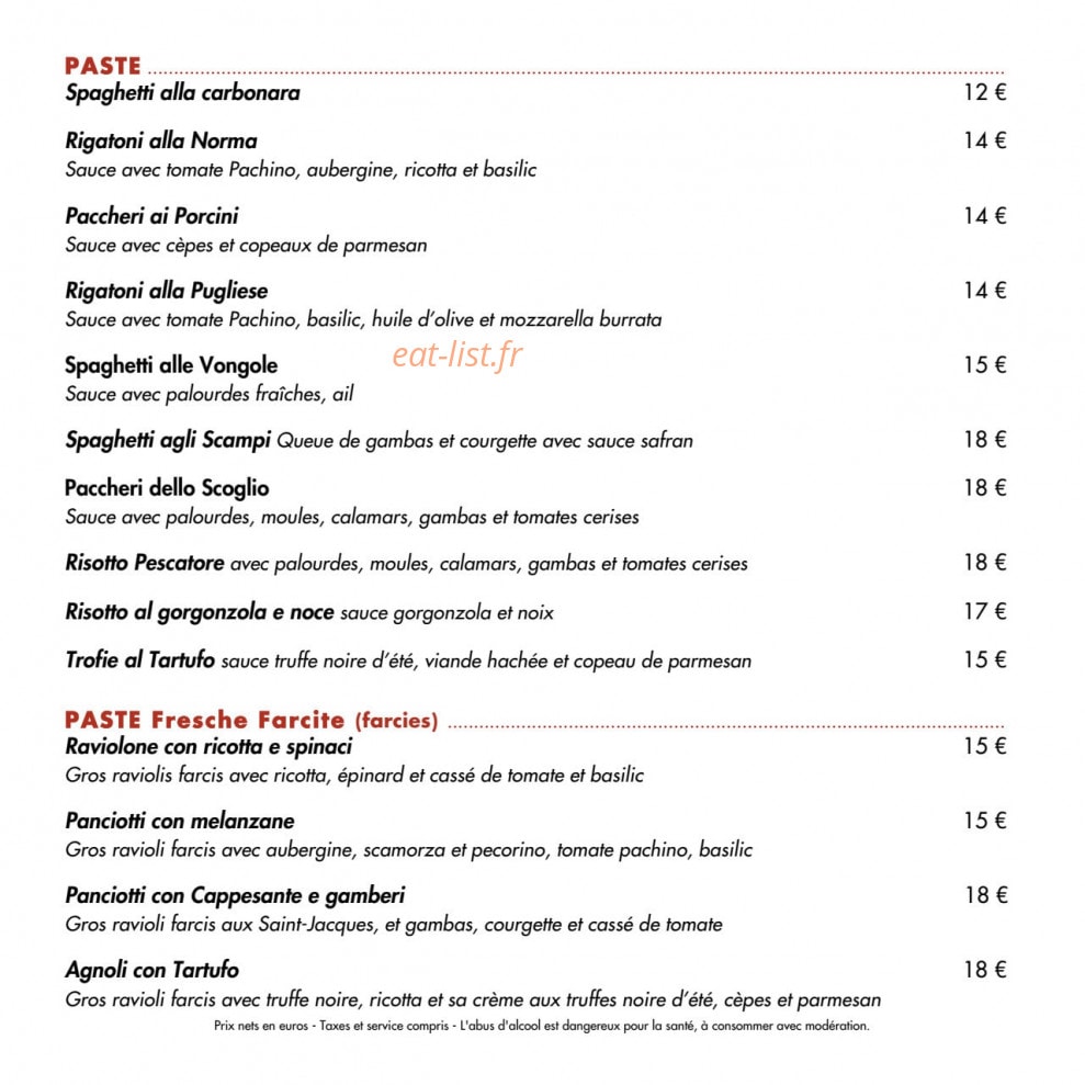 Amarone — carte page 5